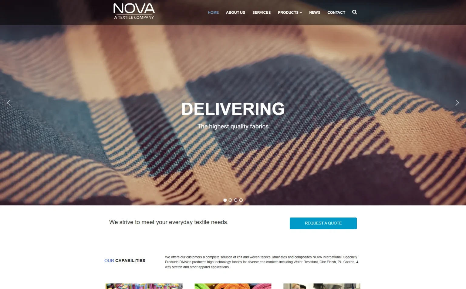 Novainternational Website Demo - Home Small Page - saimoonwpdev - Wordpress Web Design - Elementor Design